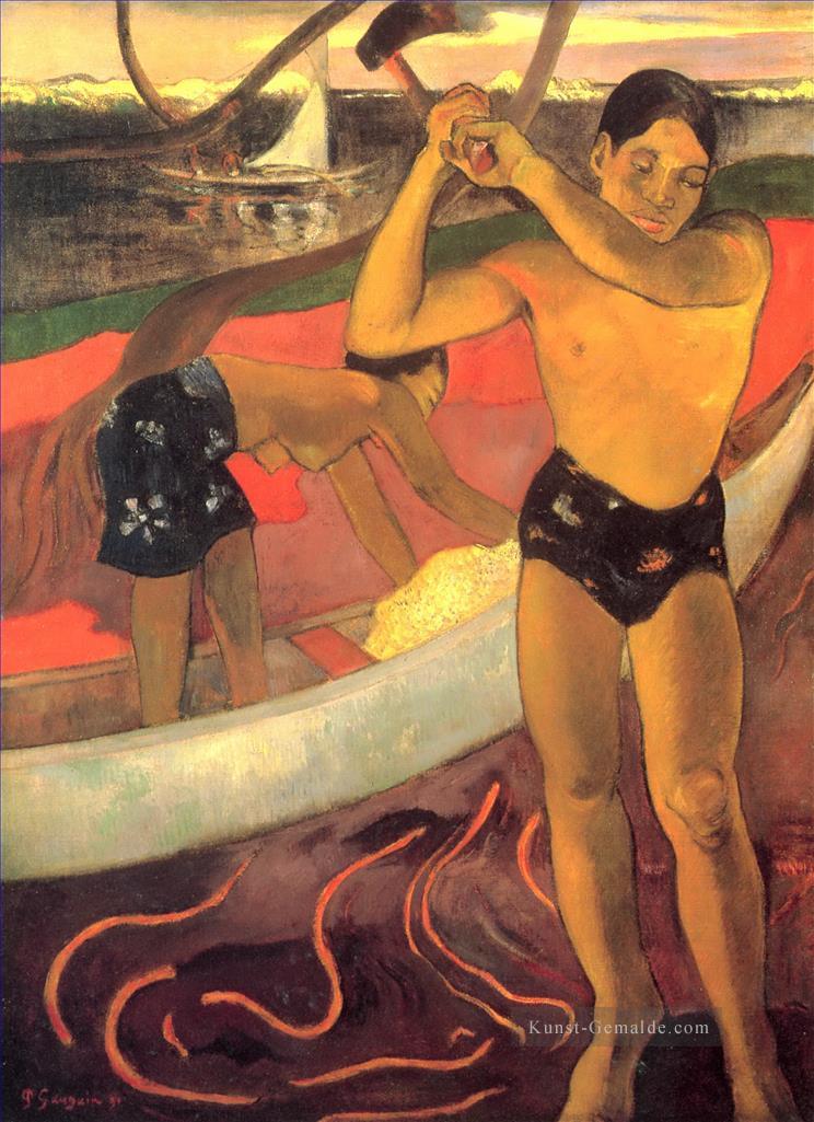 Der Mann mit der Axt Paul Gauguin Ölgemälde